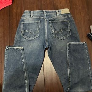 Silver aiko skinny jeans